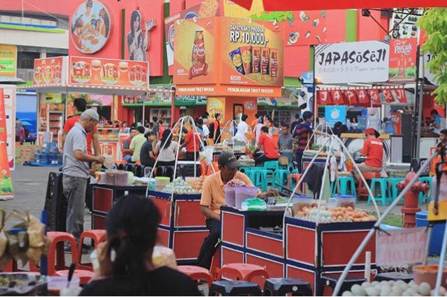 Aneka Makanan Nusantara di Jakarta Fair Kemayoran 2019